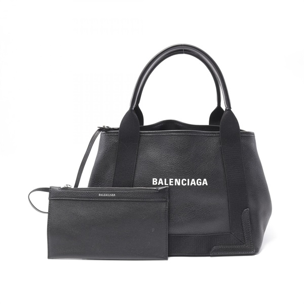 バレンシアガ(BALENCIAGA)バレンシアガ NAVY CABAS S ネイビーカバ  