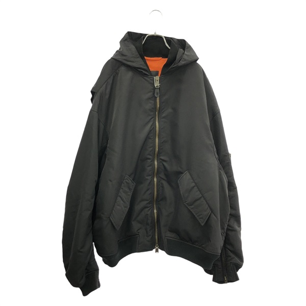 ちい牛さん専用 BALENCIAGA MA-1ジャケット ブラック/オレンジ ちい牛さん専用 BALENCIAGA MA-1ジャケット ブラック/オレンジ - メルカリ