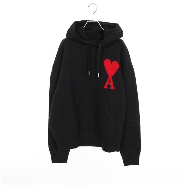 Ami パーカー ハート ロゴ刺繍 アミ(AMI)アミ ハートロゴ パーカー 衣料品 トップス メンズ