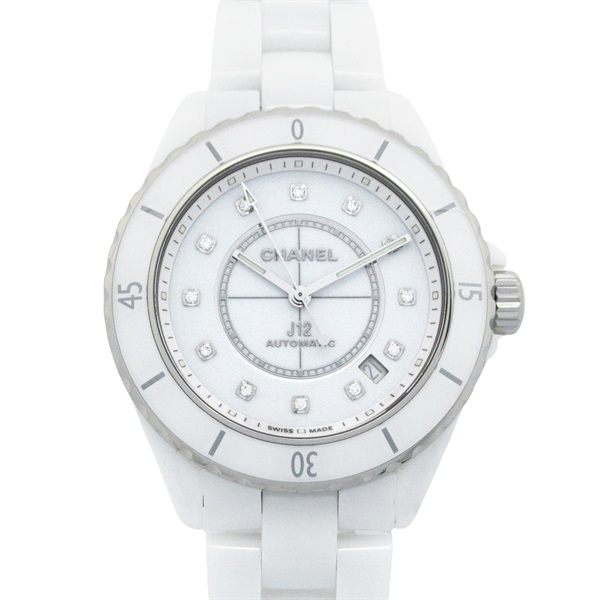 マイコー　CHANEL J12 12Pダイア シャネル(CHANEL)シャネル J12 12Pダイヤ 腕時計 時計 メンズ H5705
