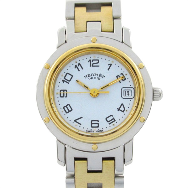 エルメス◆クリッパー◆レディース◆約１２ｍｍ幅◆２連コマ◆CL4.220◆F-S エルメス(HERMES)エルメス クリッパー 腕時計 時計 レディース CL4.220