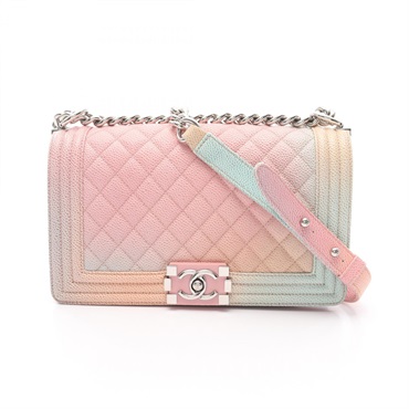 シャネル(CHANEL)シャネル ボーイシャネル レインボー ショルダー