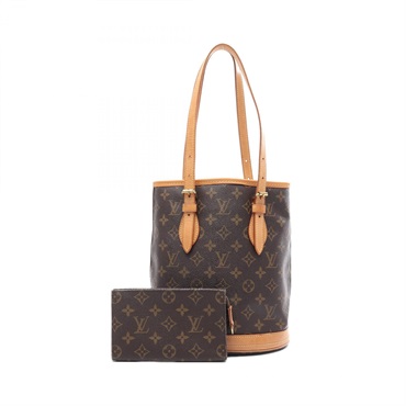 LOUIS VUITTON ルイヴィトン バッグ バゲット ブラウン 中古・古着通販】LOUIS VUITTON (ルイ ヴィトン) バケットPM