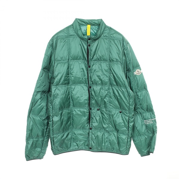 あつこ　モンクレール　ダウン　緑　ロゴ モンクレールグリーン緑ダウンMONCLER