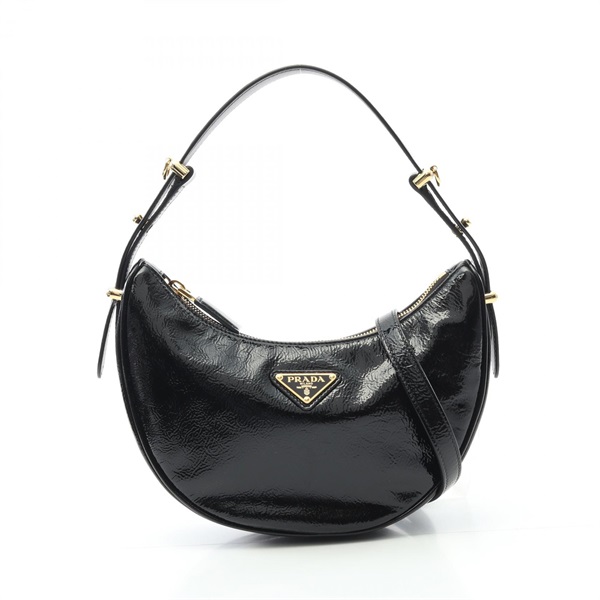 プラダ(PRADA)プラダ アーケ ナプラックパテント ハンドバッグ バッグ