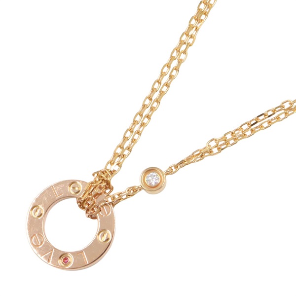 カルティエ(CARTIER)カルティエ ラブサークル ネックレス ダイヤ