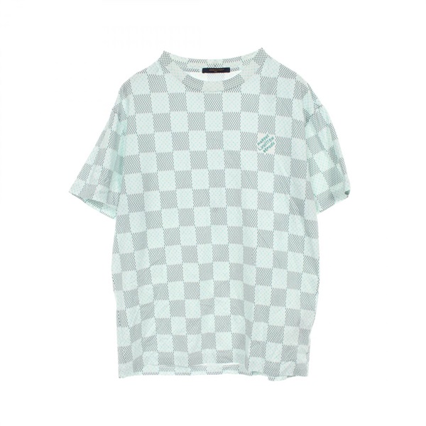 ルイ・ヴィトン21SS/シルバーモノグラムショルダーフラップカットソー/Tシャツ ルイ・ヴィトン(LOUIS VUITTON)ルイ・ヴィトン ダミエモノグラム