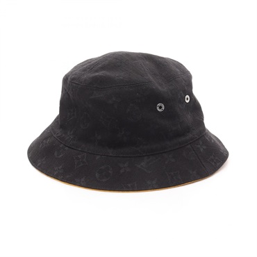 ルイヴィトン 帽子 ブラック シャポーLVシティー Mサイズ バケットハット Louis Vuitton】 ルイ・ヴィトン シャポー LV シティー バケット