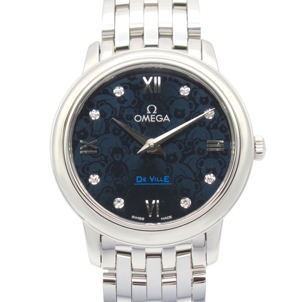 オメガ デ・ビル プレステージ オービス 8Pダイヤ 腕時計 時計 レディース 424.10.27.60.53.003
