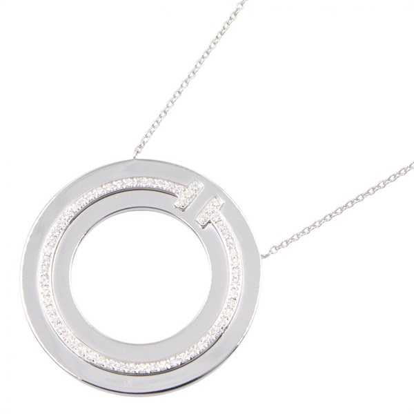 ティファニー T TWO サークル ダイヤ ネックレス ネックレス ジュエリー レディース