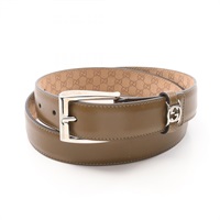 美品✨グッチ ベルト ヴィッテロクラシコ モノグラム レザー ダークブラウン グッチ(GUCCI)グッチ GGモノグラム ヴィッテロクラシコ ベルト 衣料品