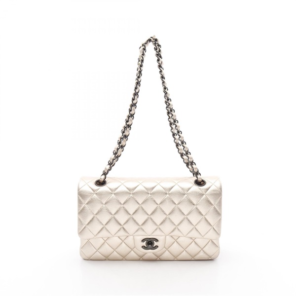 シャネル(CHANEL)シャネル マトラッセ Wフラップ ショルダーバッグ 