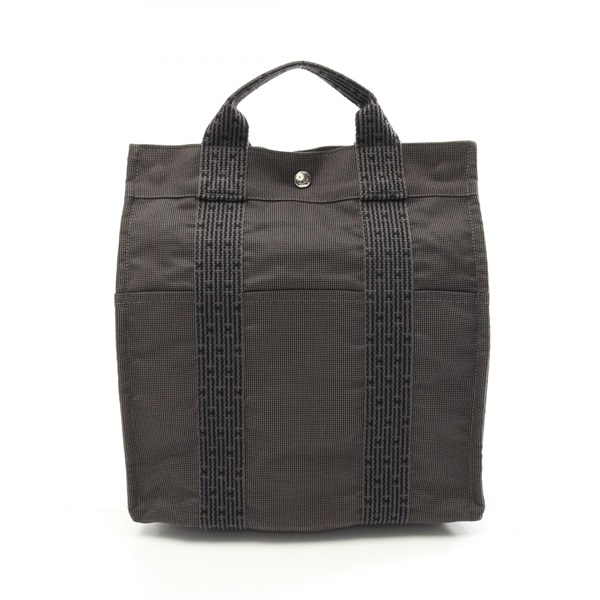 エルメス フールトゥMM  トートバッグ グレー  HERMES エールライン HERMES エルメス エールライン MM トートバッグ グレー キャンバス