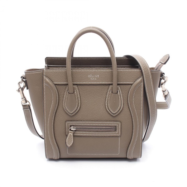 セリーヌ ラゲージ ナノショッパー ハンドバッグ バッグ レディース 168243