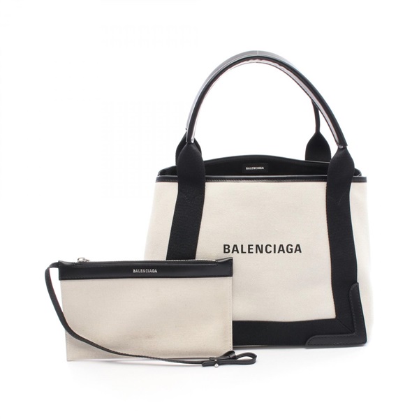 バレンシアガ(BALENCIAGA)バレンシアガ NAVY CABAS S ネイビー