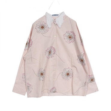 PRADA プラダ　レディース　まとめ売り プラダ(PRADA)プラダ プリント ポプリン ブラウス 衣料品 トップス