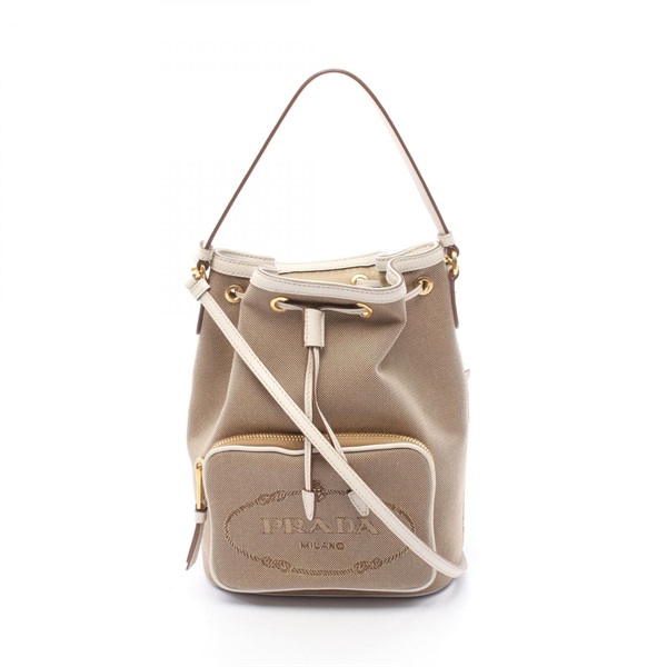 プラダ LOGO JACQUARD ハンドバッグ バッグ レディース