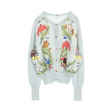 エルメス(HERMES)エルメス セリエボタン カーディガン 衣料品 トップス