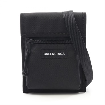 BALENCIAGA ブラック ショルダーバッグ レシート付き BALENCIAGA ブラック ショルダーバッグ レシート付き
