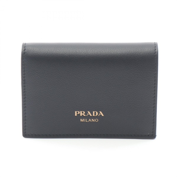 プラダ(PRADA)プラダ SOFT GRAIN 二つ折り財布 財布 レディース  