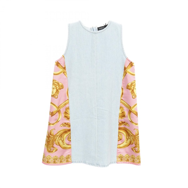 ヴェルサーチ(VERSACE)ヴェルサーチ メドゥーサ デニム ワンピース