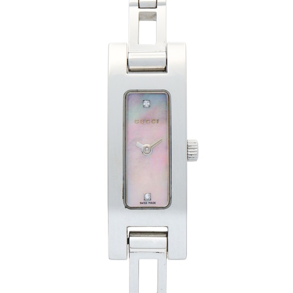 GUCCI(グッチ) 腕時計■美品 マイクロGG 3900L レディース シルバー GUCCI - グッチ GUCCI 腕時計 バングルウォッチ 3900L