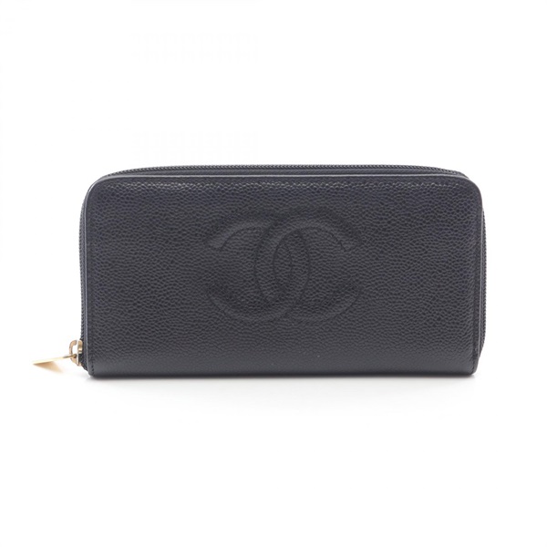 シャネル(CHANEL)シャネル ココマーク ラウンド長財布 財布 レディース