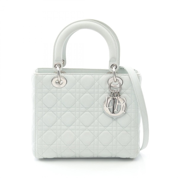 ディオール LADY DIOR レディディオール カナージュ ハンドバッグ バッグ レディース