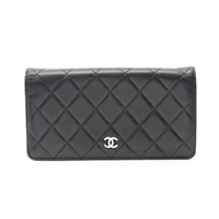 シャネル マトラッセ 二つ折り長財布 財布 レディース