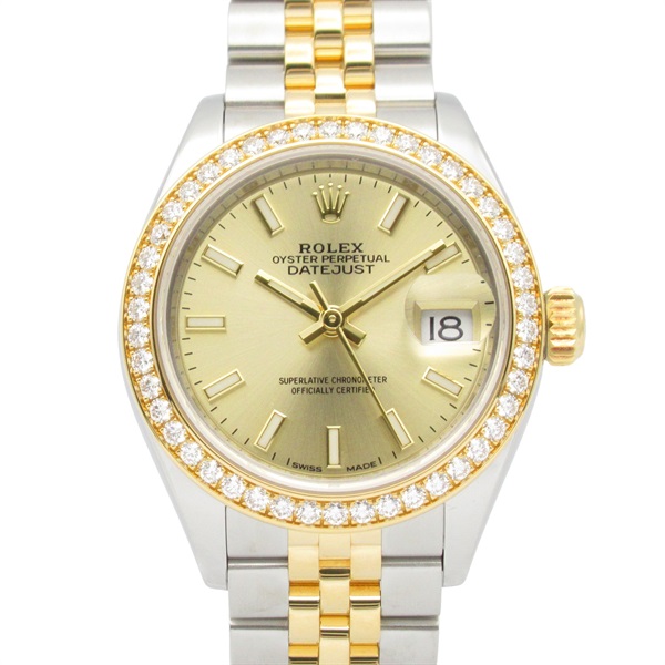 ロレックス デイトジャスト ベゼルダイヤ ランダム番 腕時計 ウォッチ 腕時計 ロレックス(ROLEX)ロレックス デイトジャスト ダイヤベゼル ランダム番
