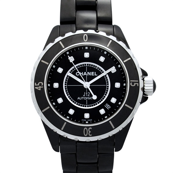 シャネル J12 12Pダイヤ 腕時計 時計 メンズ H1626