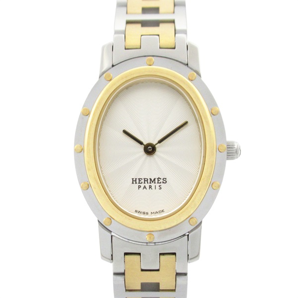 エルメス(HERMES)エルメス クリッパー オーバル 腕時計 時計