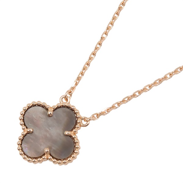 ヴィンテージ アルハンブラ　18Kローズゴールド　グレーマザーオブパール ヴァンクリーフ＆アーペル(Van Cleef & Arpels)ヴァンクリーフ
