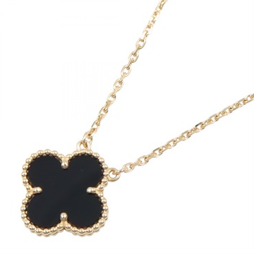 ヴァンクリーフ＆アーペル ヴィンテージアルハンブラ オニキス ネックレス ネックレス ジュエリー レディース VCARA45800