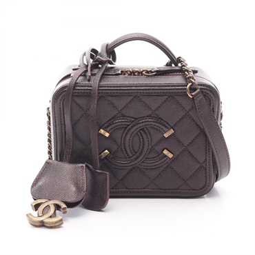 シャネル(CHANEL)シャネル CCフィグリー スモール バニティバッグ