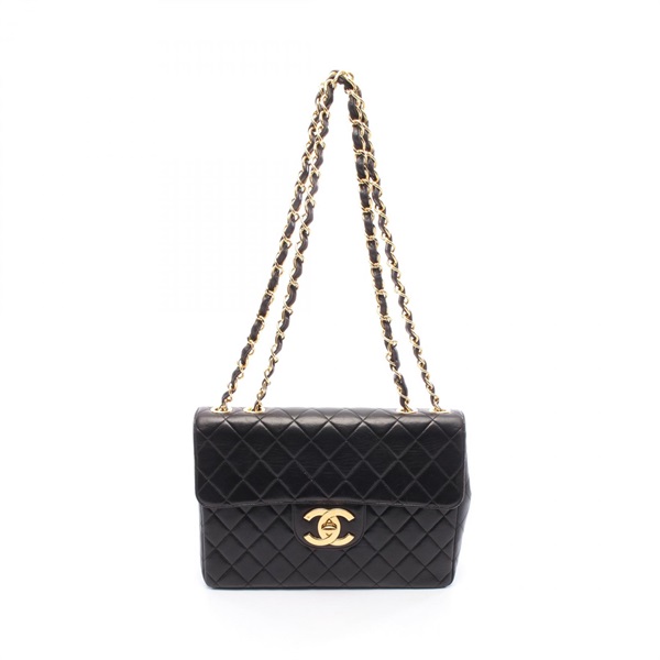 シャネル デカマトラッセ 30 シングルフラップ ショルダーバッグ バッグ レディース