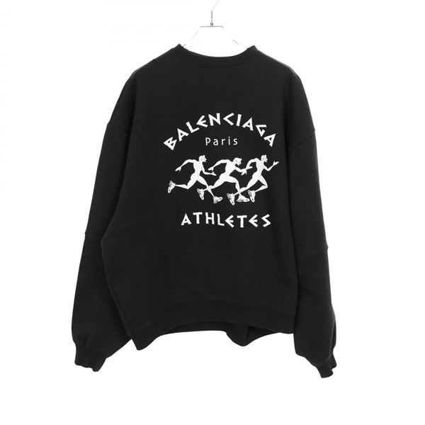 【国内正規品】BALENCIAGA 　バレンシアガ　スウェット バレンシアガ(BALENCIAGA)バレンシアガ ATHLETES スウェット 衣料品
