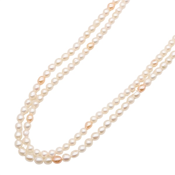 森*田様 【希少】TASAKI 2連パールネックレス TASAKI 2連パール ネックレス<No.764>