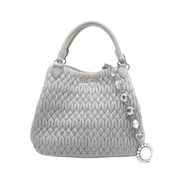 ミュウ ミュウ NAPPA CRYSTAL マテラッセ ハンドバッグ バッグ レディース