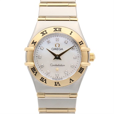 オメガ コンステレーション ミニ 12Pダイヤ 腕時計 時計 レディース 1262.75