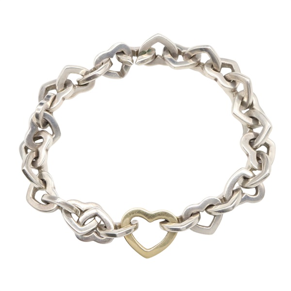 ティファニー　ハートリンクコンビブレスレット ティファニー(TIFFANY＆CO)ティファニー ハートリンク ブレスレット