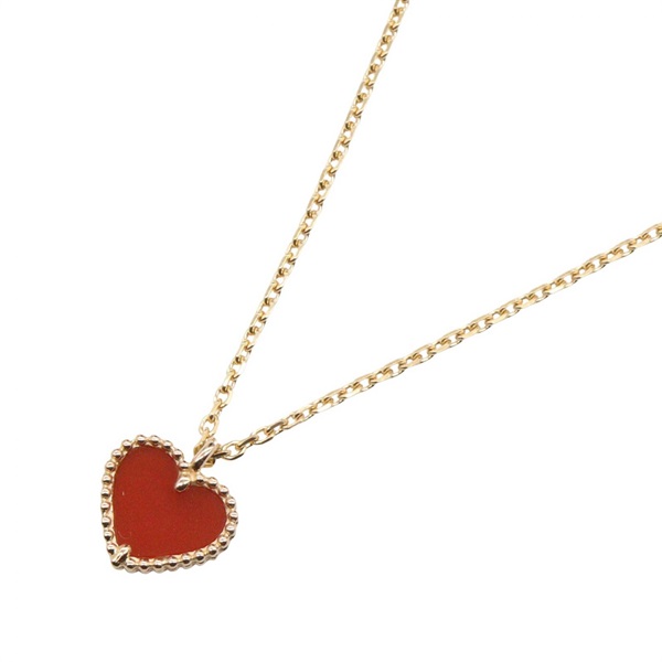 ヴァンクリーフ＆アーペル スウィートアルハンブラ カーネリアン ネックレス ネックレス ジュエリー レディース