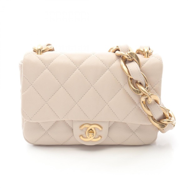 シャネル マトラッセ スモール フラップバッグ ショルダーバッグ バッグ レディース AS3214