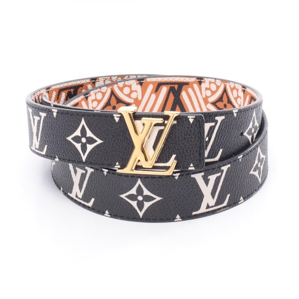 【美品】LOUIS VUITTON サンチュール モノグラム ベルト サークル LOUIS VUITTON ルイ ヴィトン サンチュール キャレ モノグラム M6801