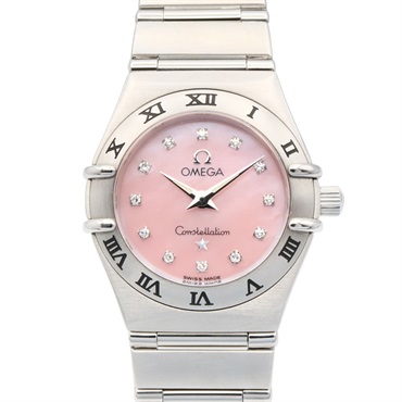 オメガ コンステレーション ミニ 12Pダイヤ 腕時計 時計 レディース 1562.65