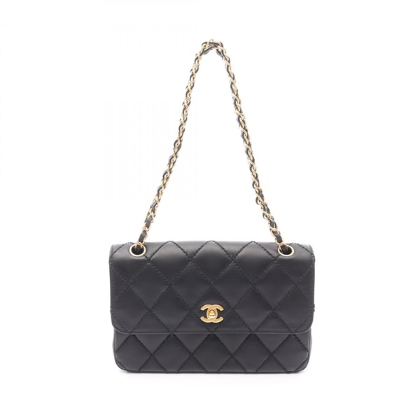 本物 CHANEL シャネル ワイルドステッチ ブルー ショルダーバッグ シャネル(CHANEL)シャネル ワイルドステッチ チェーンショルダー