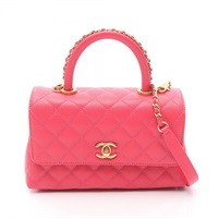 シャネル ココハンドル フラップ マトラッセ ハンドバッグ バッグ レディース A92990