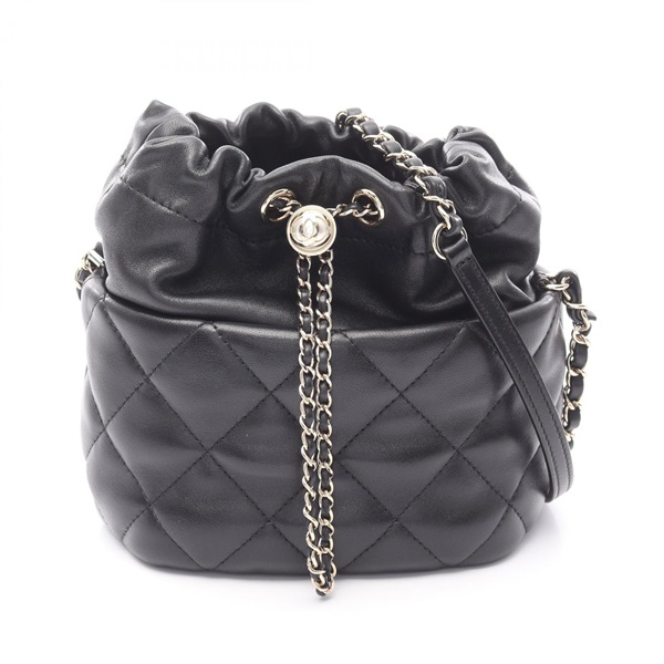 シャネル マトラッセ ミニバケット ショルダーバッグ バッグ レディース