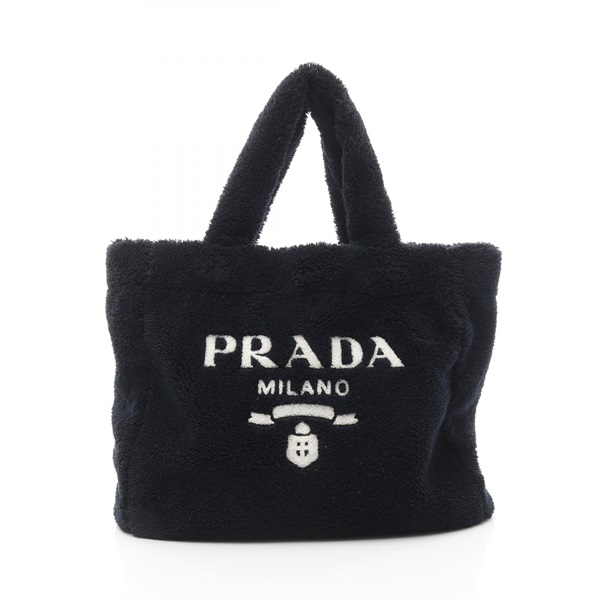 プラダ(PRADA)プラダ SPUGNA テリー レタリングロゴ トートバッグ