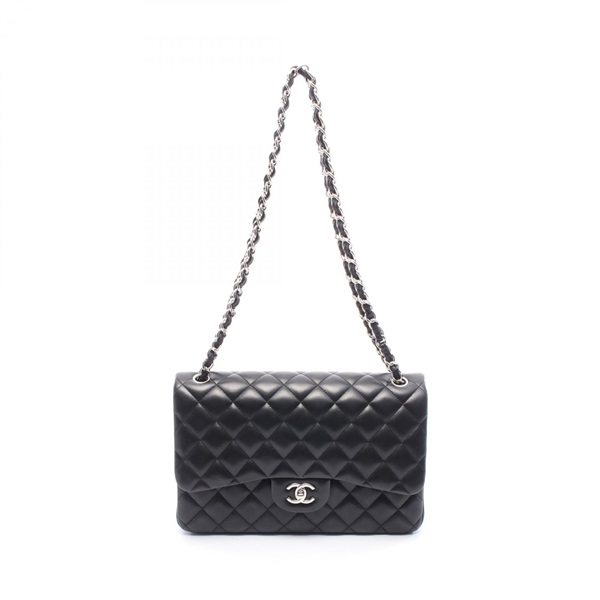 シャネル デカマトラッセ30 クラシック ラージ Wフラップ ショルダーバッグ バッグ レディース 58600